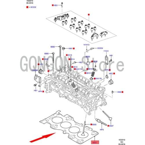 CAR Cylinder Bed Seal Gasket Cylinder Head For dMo nd eo Valve Cover Gasket Cylinder Gasket Engine Cylinder Gasket