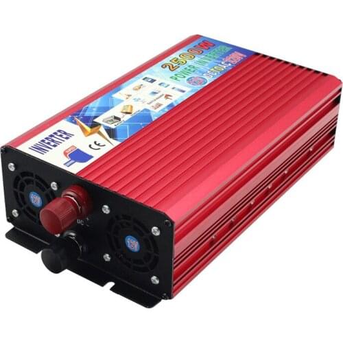 2021 Car Inverter 2500W Power Inverter DC 12V To AC 220V Power Car Inverter Vehicle Power Supply Charger Converter Adapter