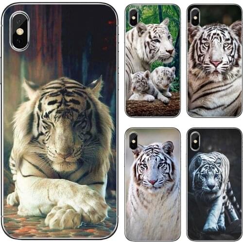 An-animal-White-tiger-burning-bright For Huawei Mate 20 30 40 7 8 9 10 Lite Pro P Smart 2018 2019 Plus G7 G8 Soft Cases Cover
