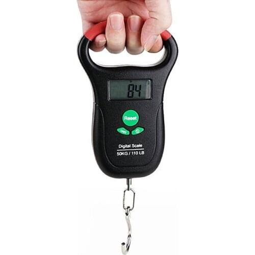 Dropshipping 50KG-10g Digital Scale For Fishing Luggage Travel Weighting Steelyard Portable Electronic Hand Scale With Hook