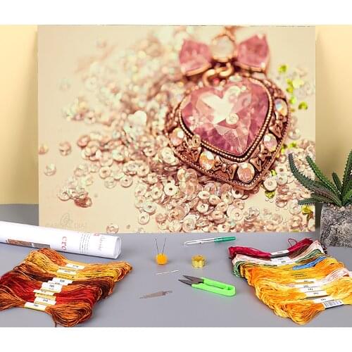 Cartoon Girl Woman Printed Canvas 11CT Cross Stitch Patterns DIY Embroidery DMC Threads Handicraft Sewing Handmade Counted