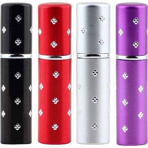 5ml Travel Container Perfume Bottle Portable Mini Refillable Perfume Spray Bottle Aluminum Atomizer Spray Bottle