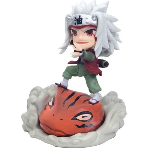 Naruto 3 Model Action Figure Anime 11CM Statue Collection Desktop Decoration Ornaments JIRAIYA Toys For Kids Decorative Figma