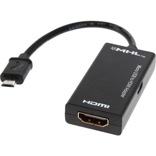 USB to HDMI MHL Micro USB Male to HDMI Female Vedio Cable Connection Adapter Connector for Samsung HTC XiaoMi Accessories