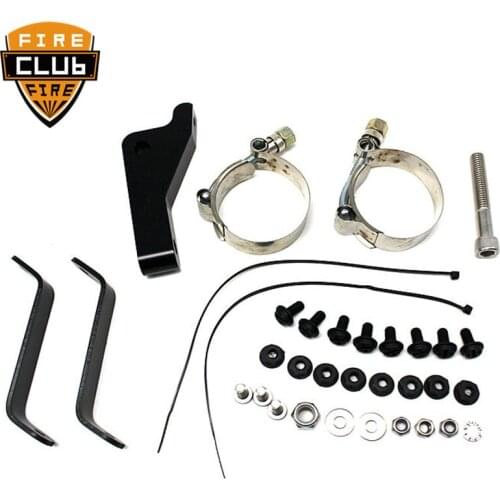 For Harley Dyna 2006-2014 Street Bob FXDB Low Rider FXDL Headlight Fairing Trigger Lock Mount Kit
