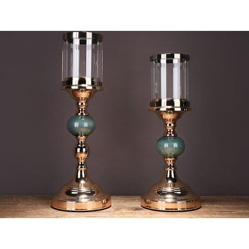 Creative gold candle holders centros de mesa para boda candelabra votive candle holder Candlestick candles home decoration