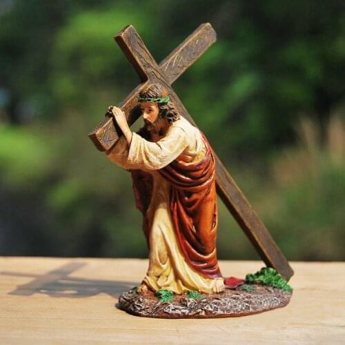 Christian Resin Craft Cross Home Church Catholic Wedding Gifts Christmas Catholic Gift Home Decoration