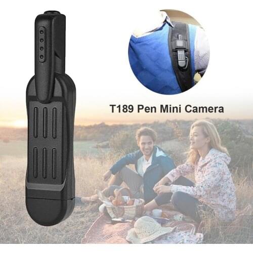 T189 Pen Mini Camera Full HD 1080P Secret Micro Camera Video Voice Audio Recorder Microcamera Portable Wearable Body Pen DVR