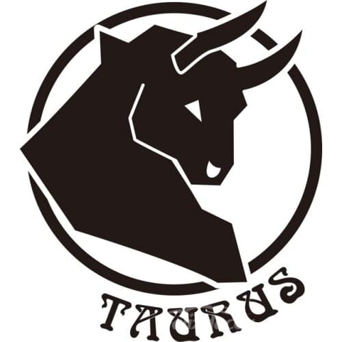 Taurus, One Of The Twelve Constellations Car Stickers And Mural For Window Door Vinyl Car Decals Modern Window ZP0496