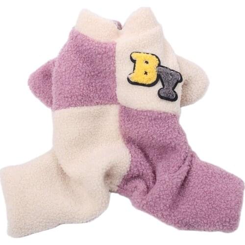 Dog Pet Winter Clothes Apparel Teddy Cashmere Small Medium DOG Coat Classic Pet Puppy Cat Apparel 5 sizes