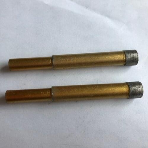 2pcs 6-12mm sintered diamond marble wet hole saw wet core bit drill bit for marble/granite/brick/stone bit reamer drilling hole