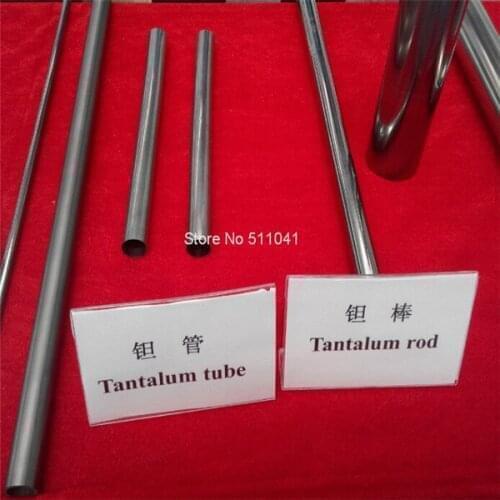 Tantalam tube OD5.5mm (0.216 inch) ID3 mm (0.118 inch) length 250 mm(10 inch),10pcs free shipping