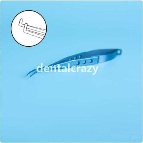 Titanium alloy Ophthalmic Shepard Lens Forceps 120mm long size Instrument tools