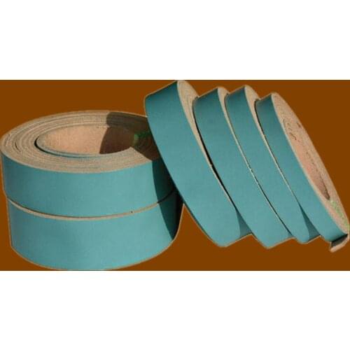 Blue-Green Top Layer Vegetable Tanned Pure Cowhide 2mm Thick DIY Bag With Rope Pure Cowhide Strap