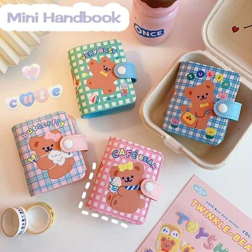 W&G Creative Korean Sweet Ins Wind Handbook Cute Girl Heart Japanese Loose-leaf Handbook Notebook 2021