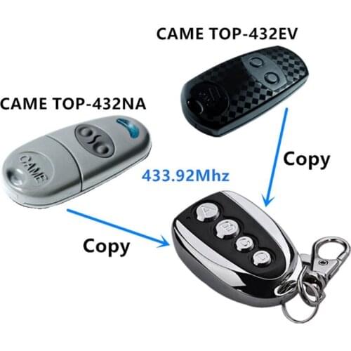 W3JD 433Mhz Duplicator Copy Remote Control For CAME TOP 432EV 432NA Garage Door Gate