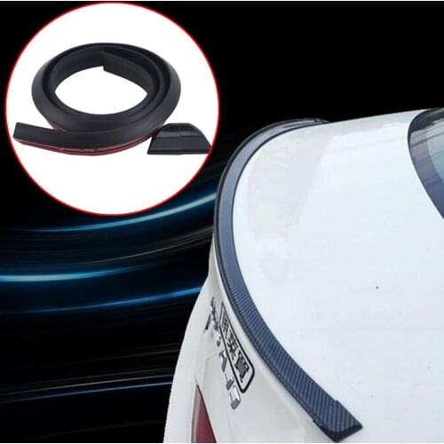 1.5M Car-Styling 5D Carbon Fiber Spoilers Styling DIY Refit Spoiler Universal Audi BMW Toyota Honda KIA Hyundai Opel Mazda