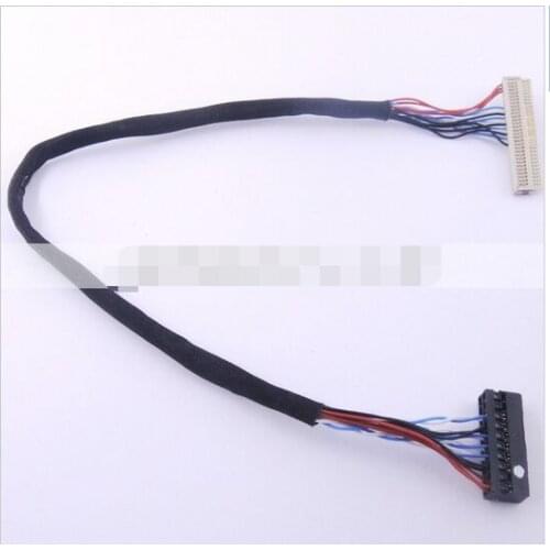 10pcs FIX-S6 30pin LVDS Cable for LCD Controller Panel Single 6 bits Interface Wire new