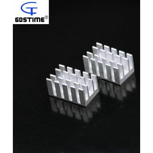 200 pieces LOT Cooling Aluminium Heat Sink 22x13x11mm 3D Motor Driver