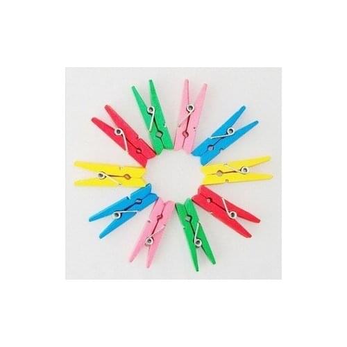 3.5cm color wooden clip photo folder/wooden note folder