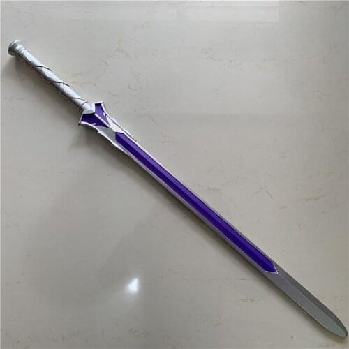 7th 1:1 Sword Cosplay PU Sword Art Online SAO Holy Angel Skysword Kirigaya Kazuto Elucidator Purple Sword Kids Weapon Model 80cm