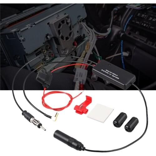 3 in 1 Car Antenna Amplifier for AM FM DAB Radio Signal Car Antenna Splitter Radio Signal AMP Amplifier Booster Radio Amplifier