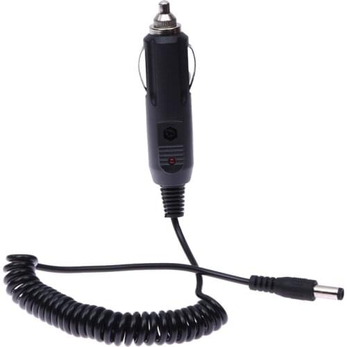 DC 12V Car Charger Charging Cable for Baofeng Radios UV-5R 5RE PLUS UV5A+ Portable Charger Adapter