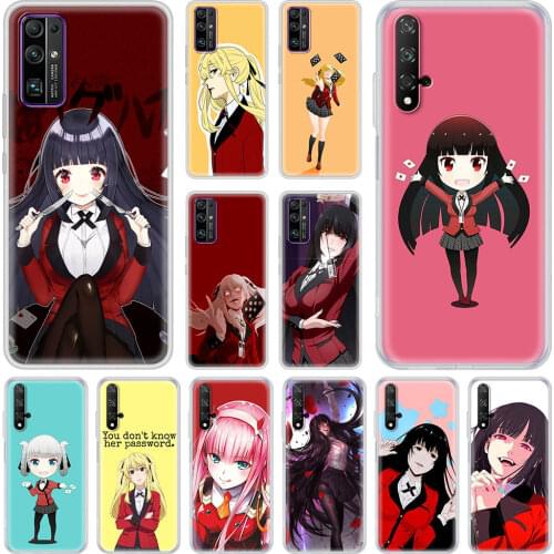Crazy Excitement Kakegurui Phone Case For Huawei Honor Play 9A 8S 9X Pro 9S 8X 20 10 30 Pro Lite 30i Soft Clear Back Matte Cover