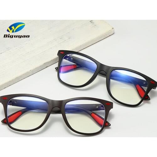DIGUYAO Brand Design vintage Square women Men anti blue ray glasses computer TV gaming blue light blocking Accessories Eyewear