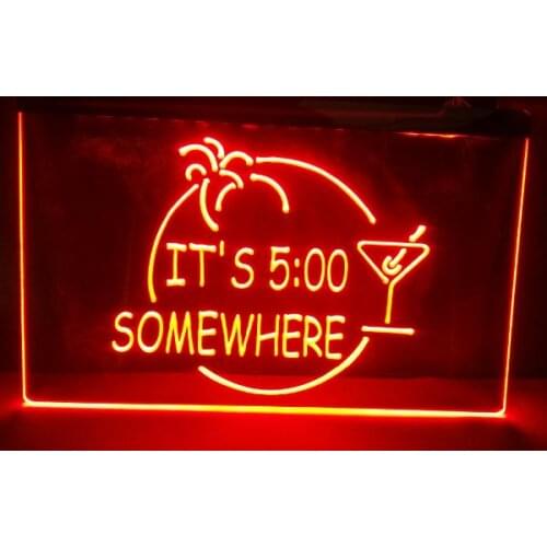 ITS 500 SOMEWHERE MARGARITA NEON Bar NEW carving signs Bar LED Neon Sign vintage home decor
