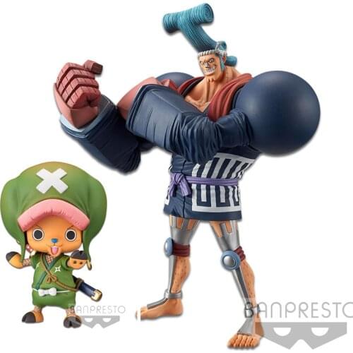 Original Banpresto One Piece OP FRANKY Tony Chopper Action Figure Toys Model Figurals Brinquedos