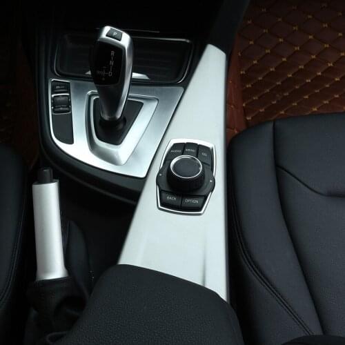 Chrome Gear Shift Panel Trim Car Sticker For BMW 3 Series f30 2013 2014 2015 Accessory