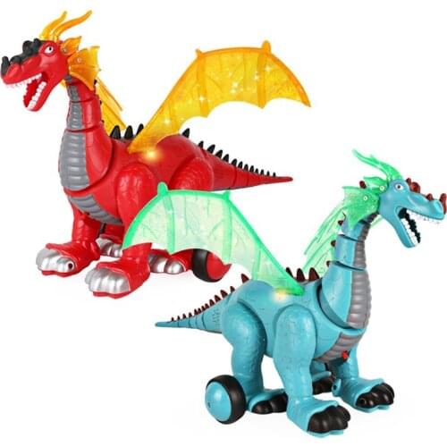 Remote Control Dinosaur Toy Electric Flying Dragon Rechargeable Simulation Animal Child Boy Toy Dinosaur Holiday Gift