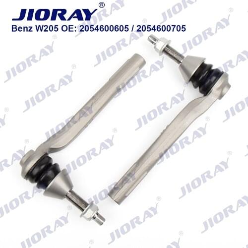 JIORAY Pair Front Axle Outer Steering Tie Rod Ends Ball Joint For Mercedes Benz C-Class W205 T-Model S205 2054600605 2054600705