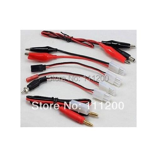 IMAX B6 B6AC/B8 Cable Balance Chargers Combination Cable 2S-6S Battery Balance Charger Cable Alligator Clips Tamiya Plug