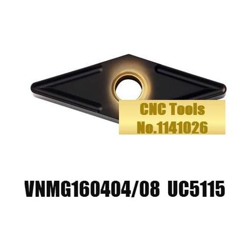 10PCS VNMG160404 UC5115 /VNMG160408 UC5115,carbide insert for turning tool holder,CNC,machine,boring bar