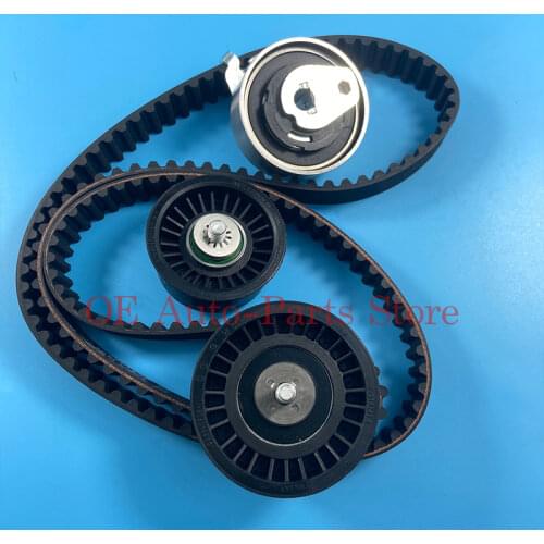 1Set Engine Timing Belt Kit For Chevrolet Corsa Lacetti Nubira Vauxhall Opel Astra Zafira 55350580 55567191 55352713 96413861