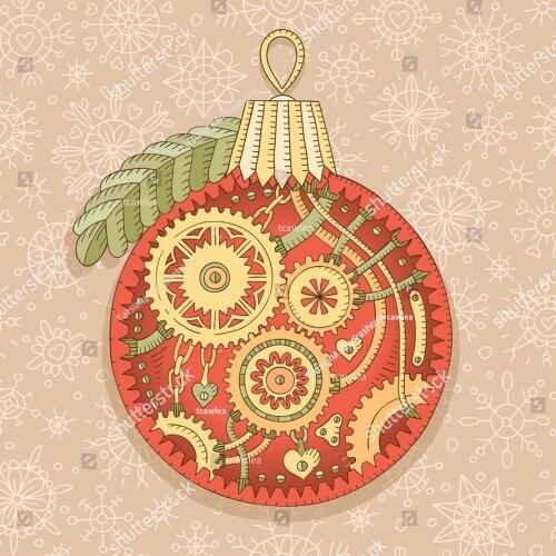 Big Gear Bell Steampunk Metal Cutting Dies Christmas Shaker Stencil For DIY Scrapbooking Craft