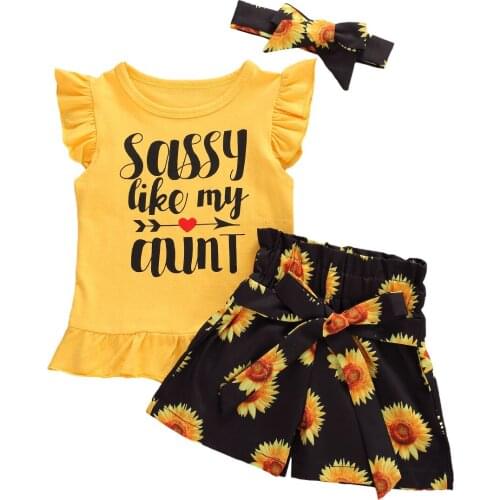 Cute Newborn Baby Girls Floral Lace Vest Tank Tops + Bottom Shorts Pants+headbands