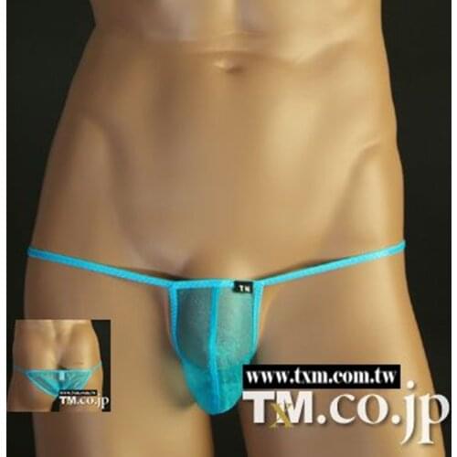 2019 new TM brand sexy mens crotch underwear underwear, mens sexy underwear sexy penis bag bikini waist translucent optical ya