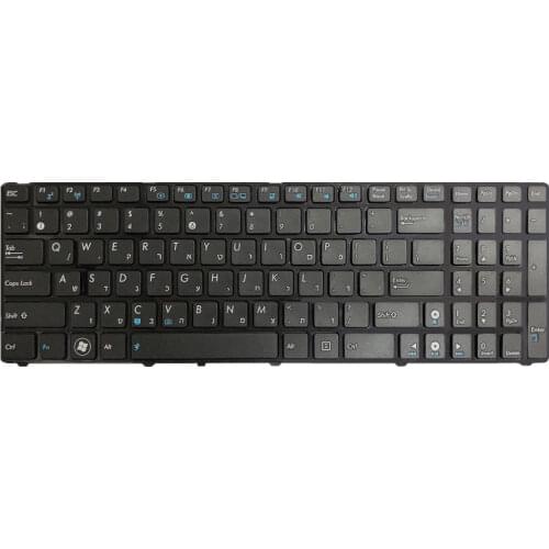 New HB Laptop Keyboard For Asus K52 k53s X61 N61 G60 G51 Series Black Keyboard for Hebrew Language