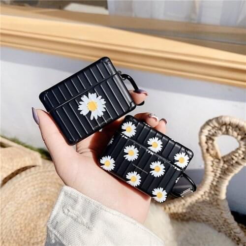 NEW GD dragon peaceminusone x Fragment Daisy Wireless Bluetooth Headset case for Apple Airpods 1 2 3 Pro X Xs Max XR Carabiner