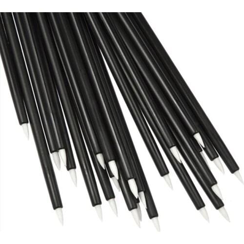 50 Pcs/Set Eyeliner Liquid Brush Disposable Fibre Plastic Handle Lipbrush Eye Lip Makeup Brushes Cosmetic Tool AUG889