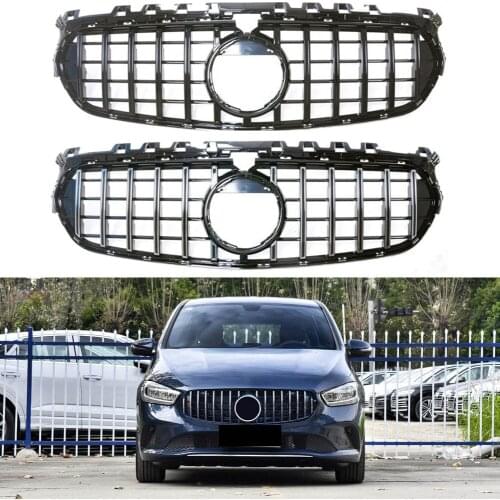 Front Bumper Racing Grill Billet Grille Cover For Mercedes-Benz W247 B-Class 2020 2021 General