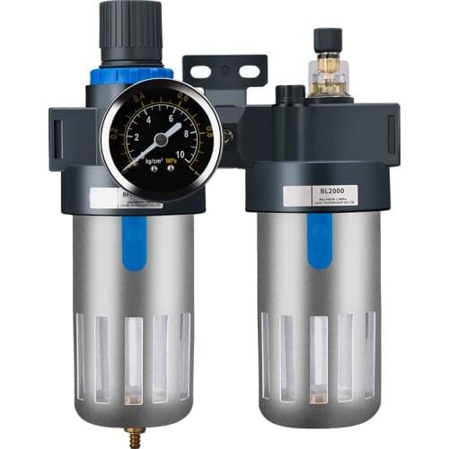 Pneumatic air source treatment filter BFC BFR-2000 3000 4000 two-piece BFR+BL pressure regulating oil-water separation
