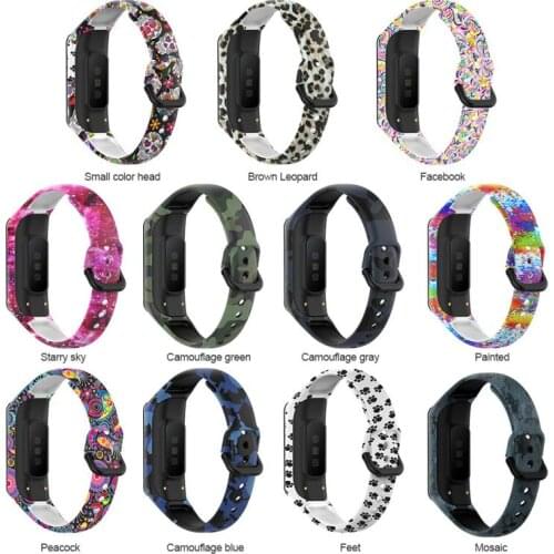 Suitable For Samsung Galaxy Fit2 Watchband SM-R220 Smart Bracelet Printed Pattern Replacement Strap