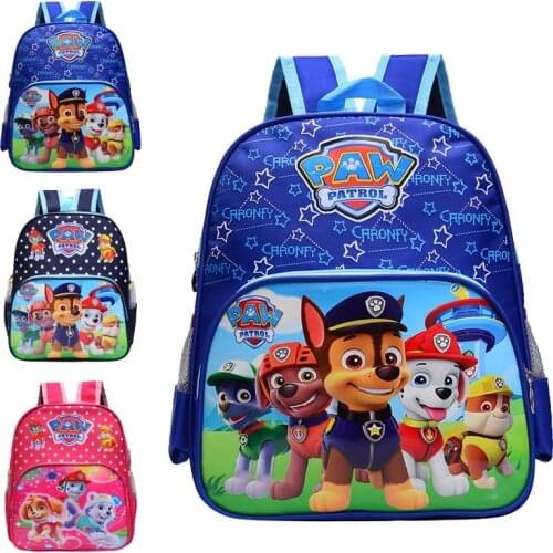 Kindergarten Backpack Paw Patrol Fashion Cartoon Wangwang Team Elementary School Bag Preschool Children Backpack
