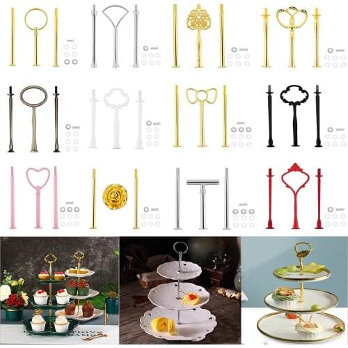 Three-Layer Fruit Dish Silicone Mold With Cake Holder For DIY Crystal Epoxy Mold Holders Tray Coaster Storage Mold Decoration