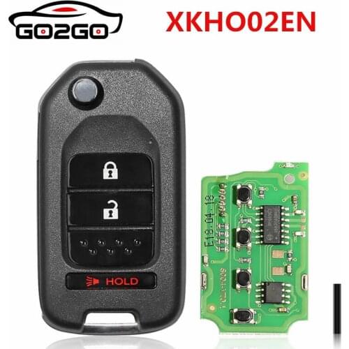 Xhorse XKHO02EN Universal Remote Key Fob 2+1 Button for H-onda Type for VVDI Key Tool English Version