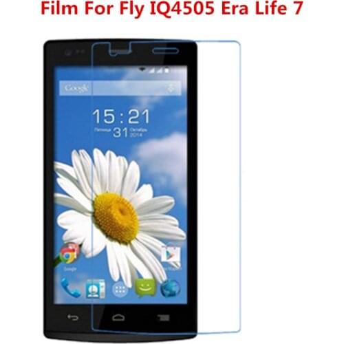 1/2/5/10 Pcs Ultra Thin Clear HD LCD Screen Protector Film With Cleaning Cloth Film For Fly IQ4505 Era Life 7